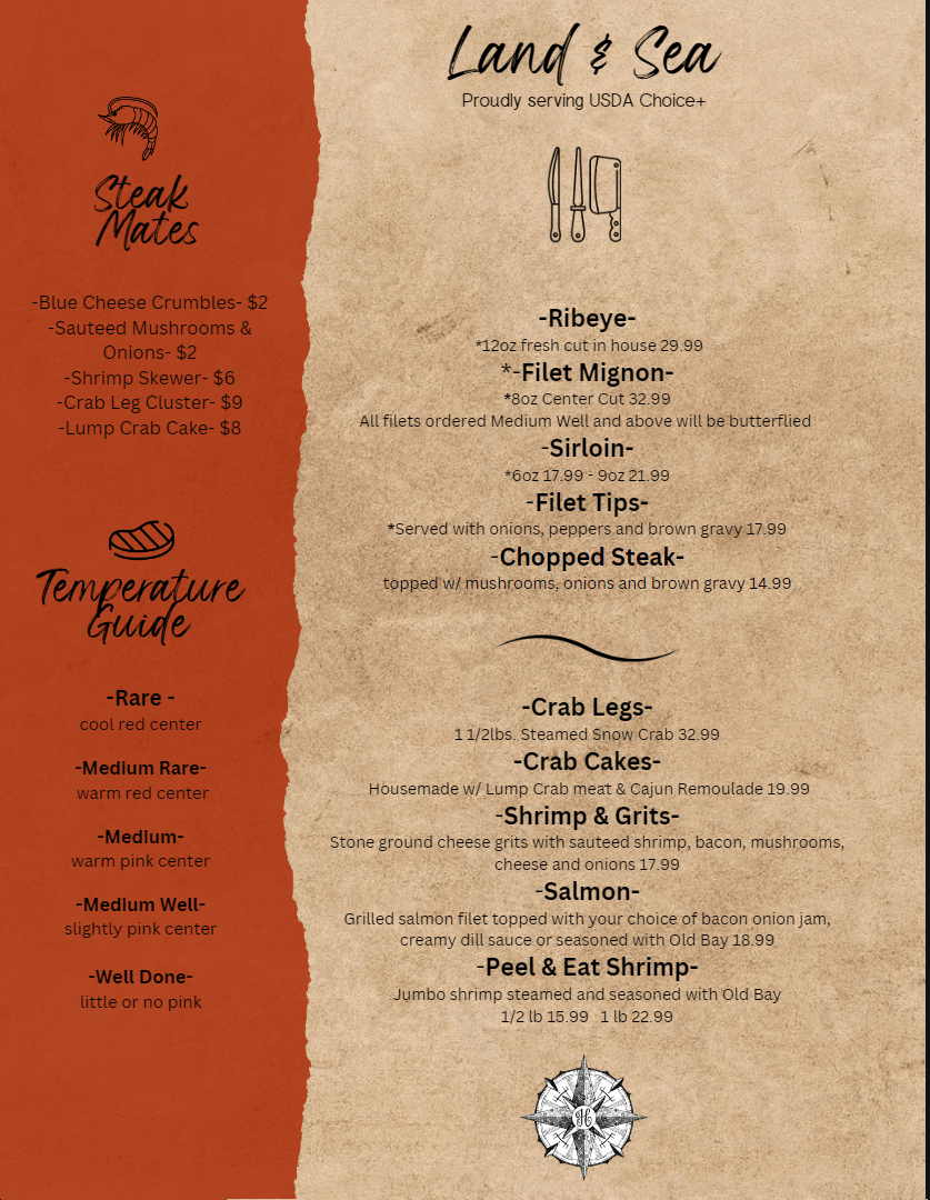 Dinner Menu